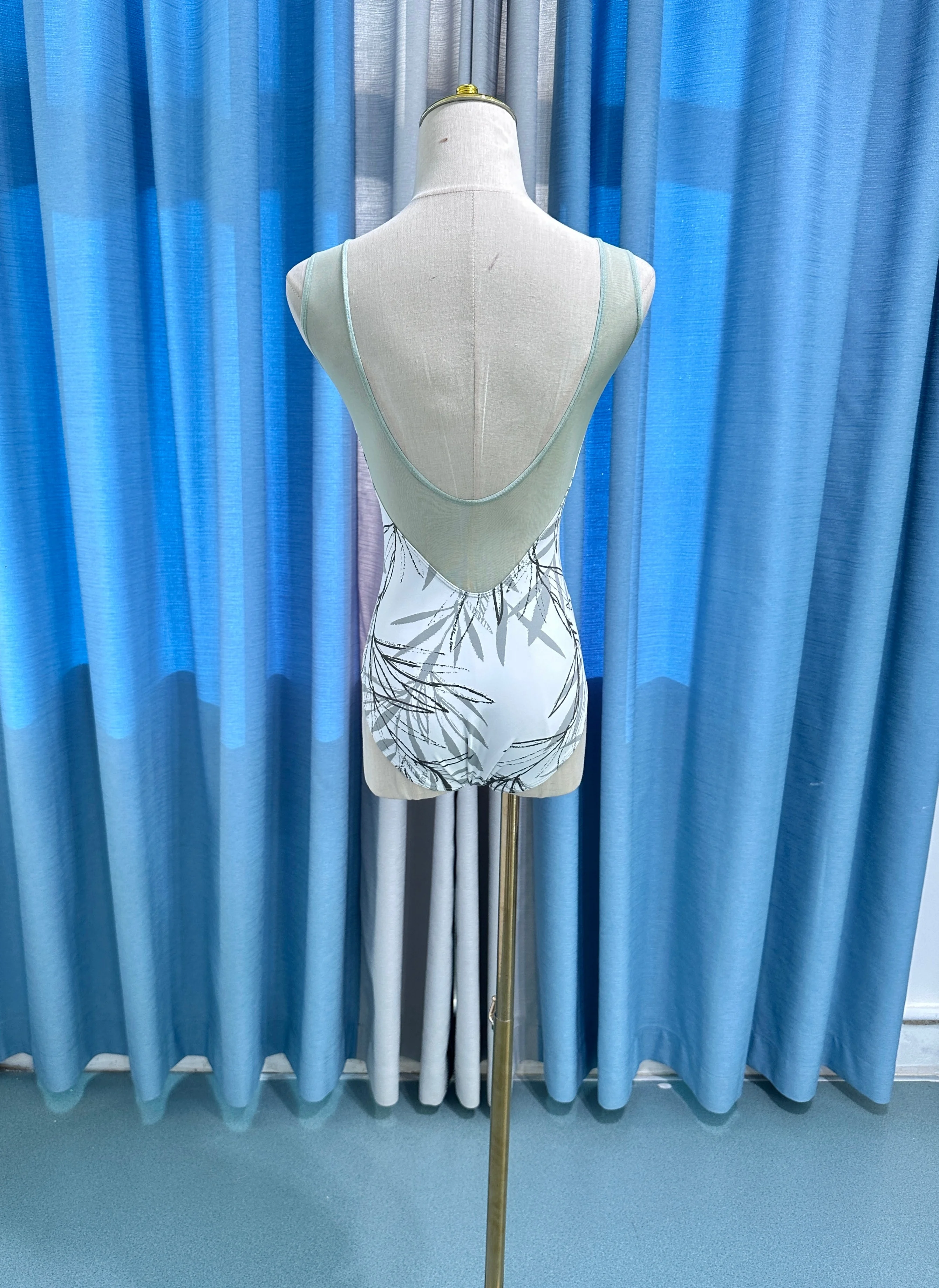 Ballett Overall Frauen neuen Stil eleganten Druck Tanz Trikot Erwachsenen ärmellose Ballett Tanz Praxis Anzug neue Yoga-Kleidung – Detail 7
