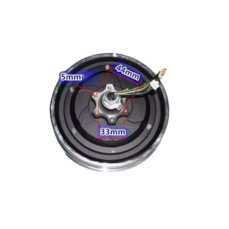 E-Bike Motor High Torque Brushless Hub Motor Disc Brake 36V 350W 10 Inch featuring for Tire Electric Scooter DIY