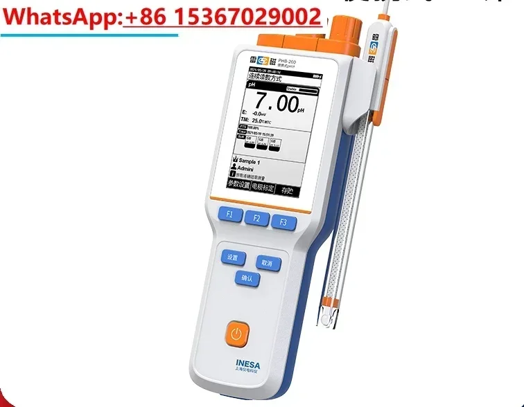 Portable pH meter on-site pH meter value automatic temperature compensation