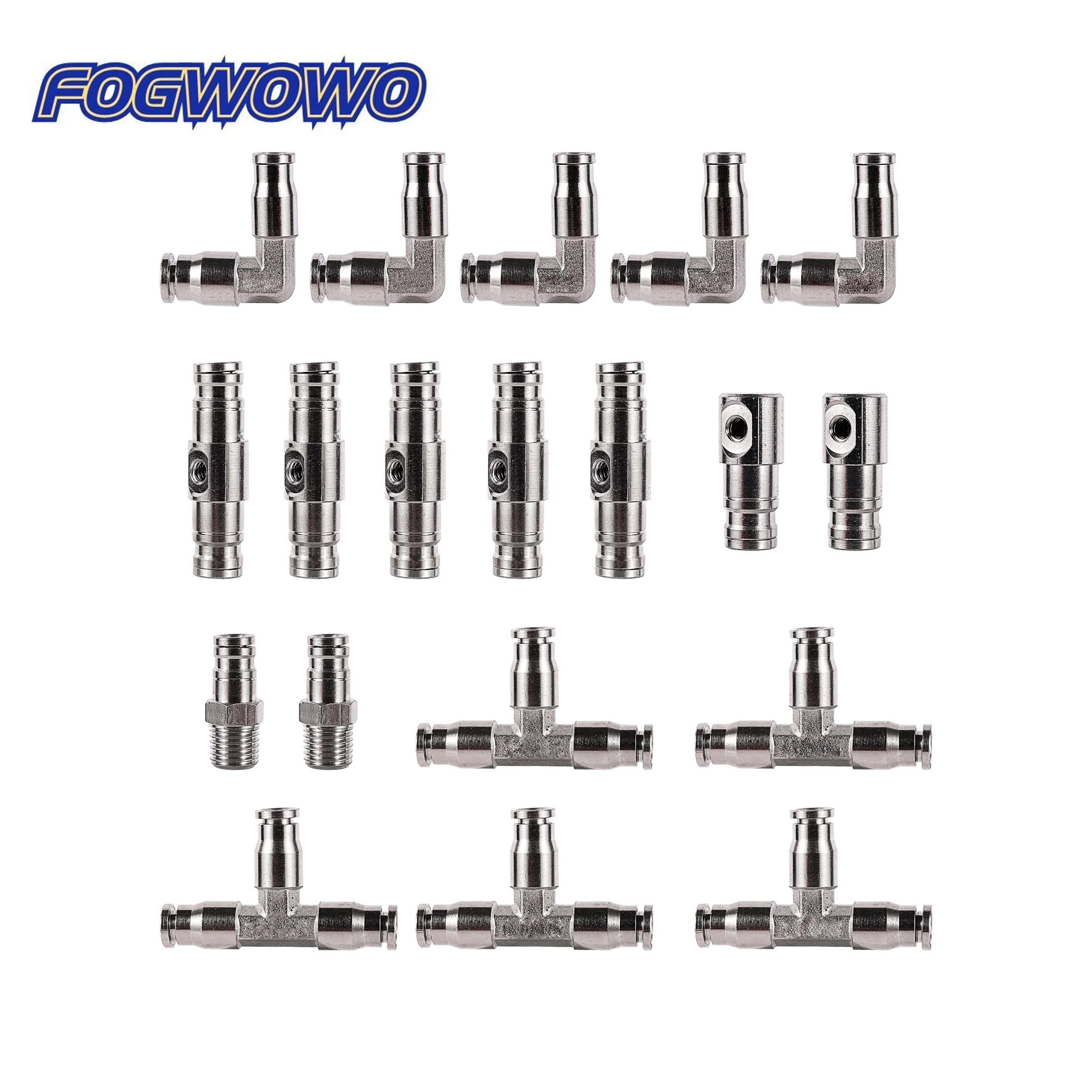 5 sztuk 1/4 "złączka prosta Push Connect złączki pneumatyczne złącza Push złącza z blokadą przesuwną 6.35mm złącze nawadniania ogrodu