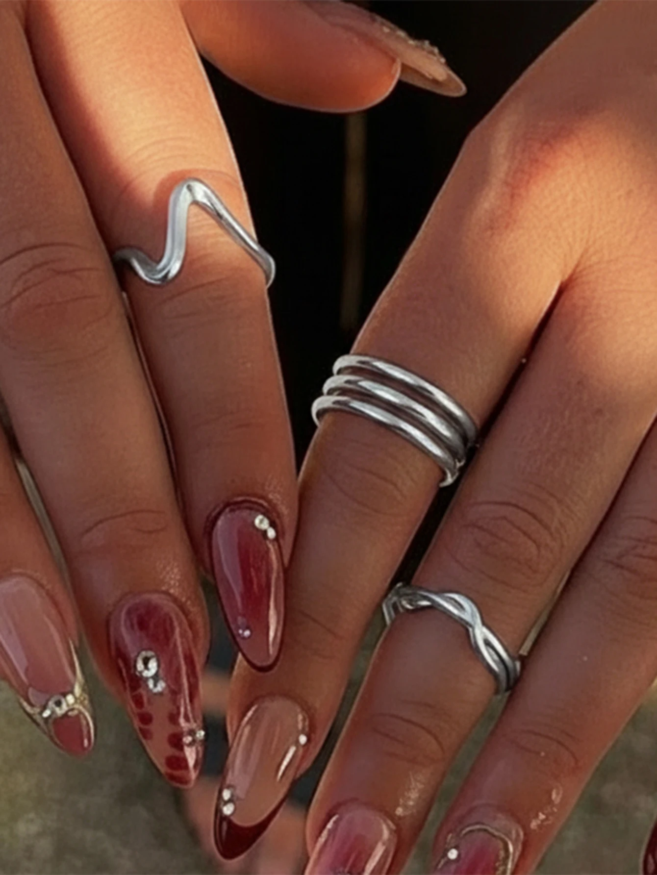 Women's Dainty Stackable Open - огляд і ціна Minimalist Ring Stackable