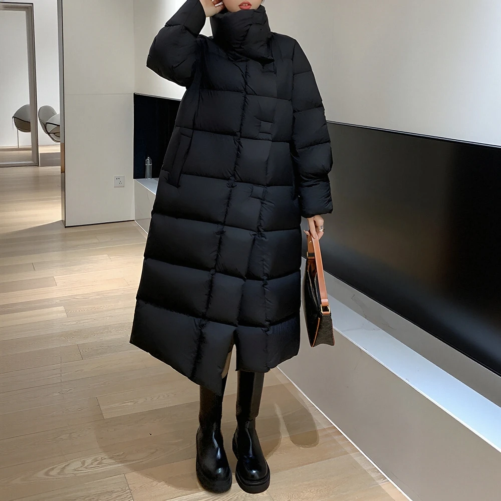 

Cotton-Padded Jacket Long Sleeve Casual Style Autumn Winter Clothes Straight Tube Sleeve No Decoration Women's Top