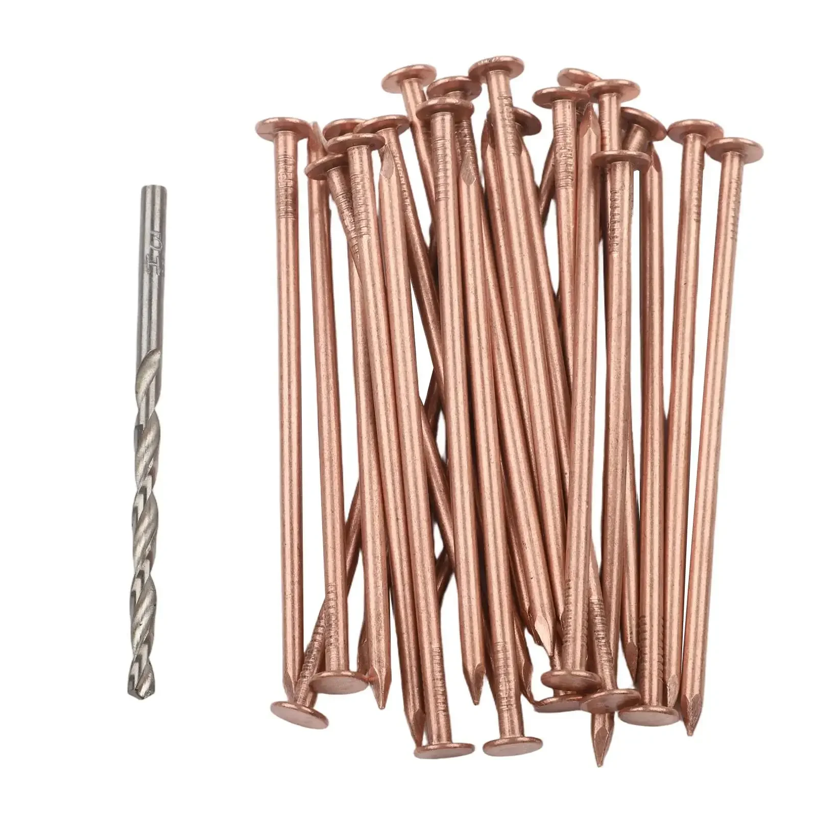 3.15-inch Nails Copper Nails For Trees Easy Stump Removal Tools Copper Nails Stump Removal Hardware Soft Copper Material