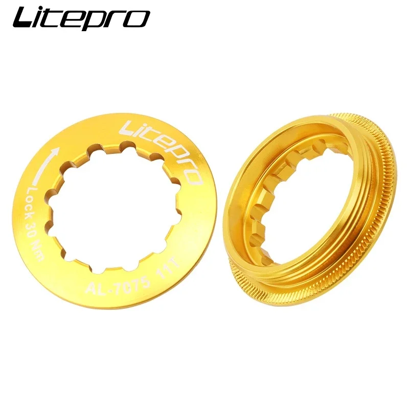 

LITEPRO Aluminum Alloy Mountain Bike Cycling 11T Cassette Cover Freewheel Bolt Screw Iamok Covers