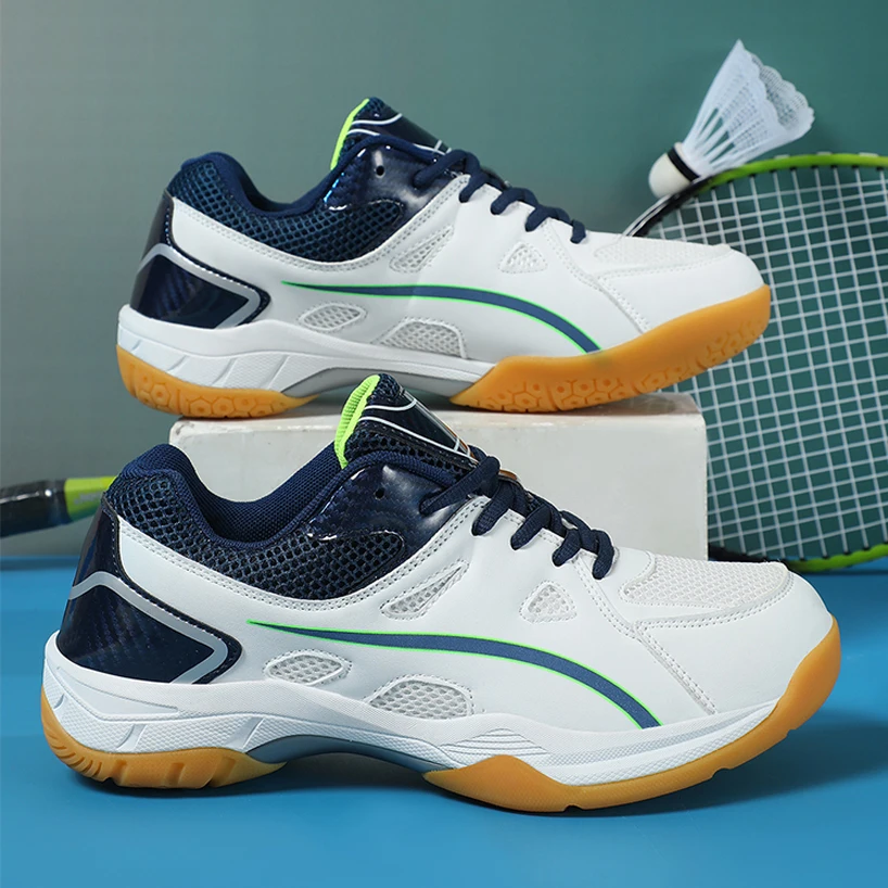 

New Trendy Athletic Table Tennis Shoes for Women Comfortable Men Gym Fitness Volleyball Badminton Tennis Sport Shoes 691