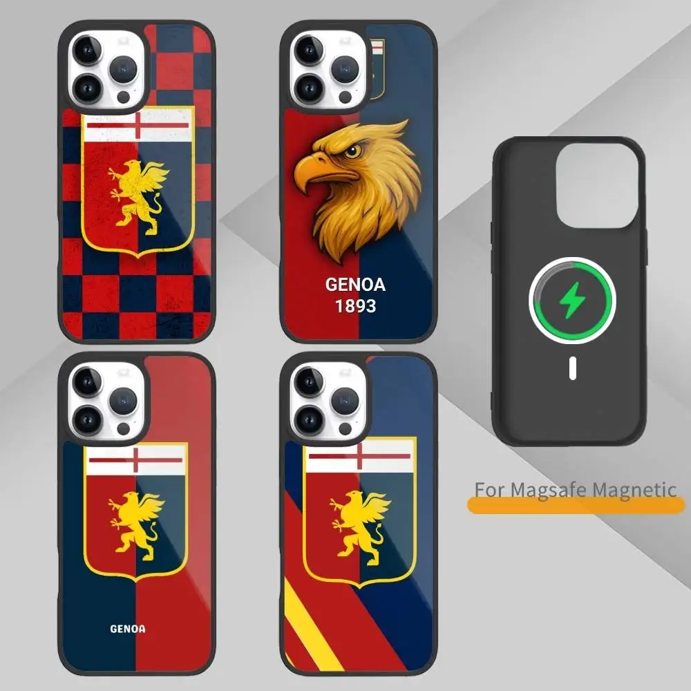 

G-Genoa Phone Case For iPhone17,16,15,14,13 Plus,Pro Max Magnetic For Magsafe Wireless Charging