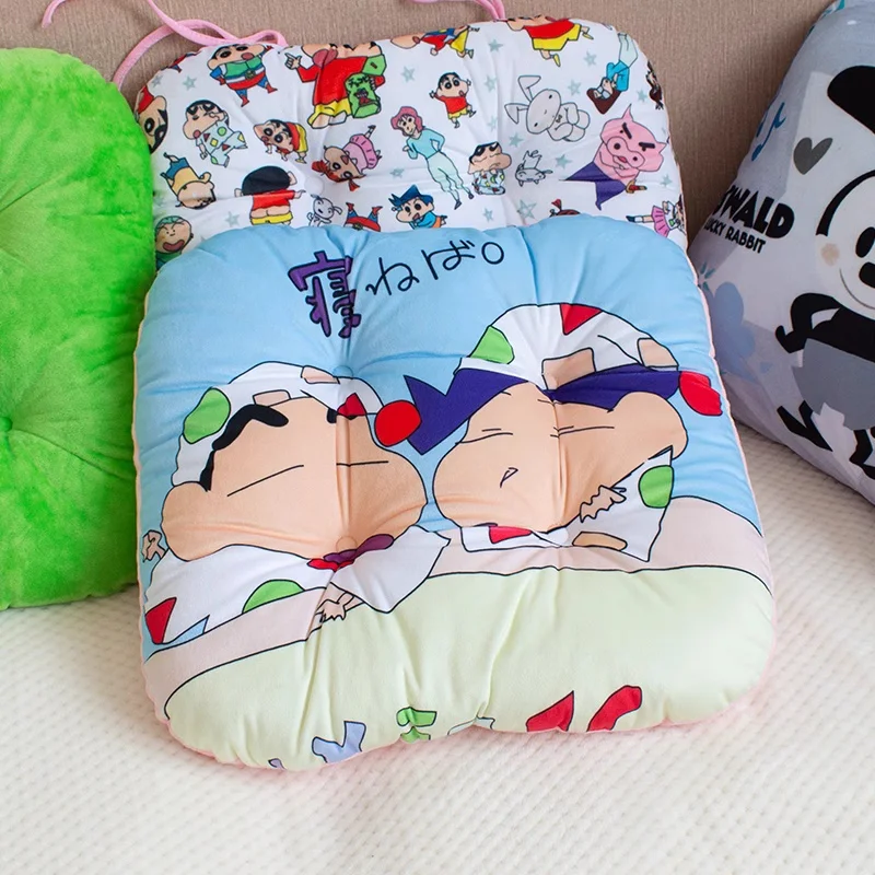 Coussin de siège imprimé Crayon Shin-chan, coussin de dossier assis Kawaii, chaise, chambre à coucher, salle à manger, décoration de maison, baie vitrée