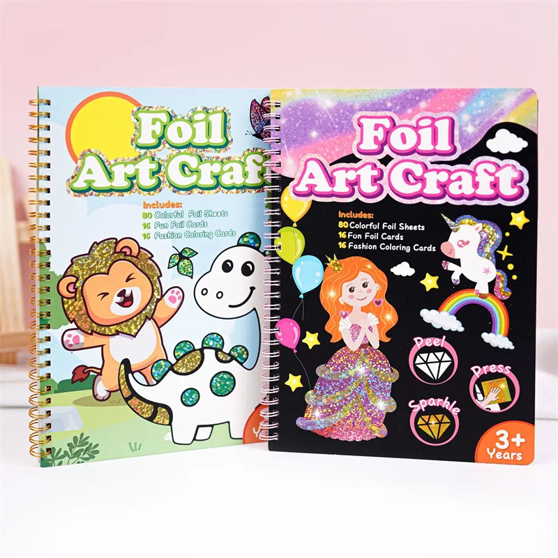 DIY Magic Rainbow Art Stickers Drawing Set Creative Drawing Toys Early Learning Educational Toys for Children Kids Handmade Gift