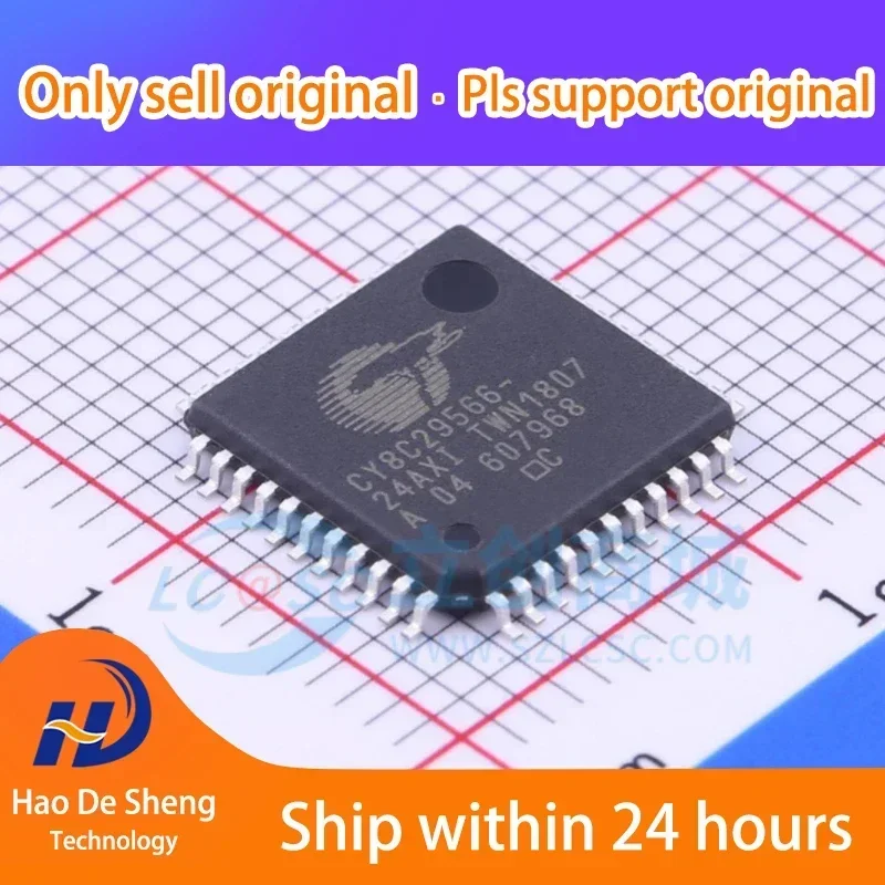10 unids/lote CY8C29566-24AXI TQFP44 nuevo Original en Stock