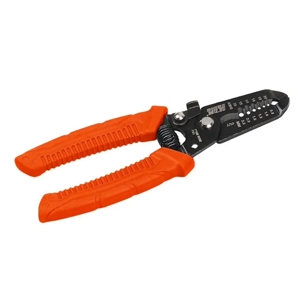 Professional Wire Stripper Wire Cable Cutter Plier Electrician Tool 5/6inch Stripping Tools Crimping Pliers Terminal Tool