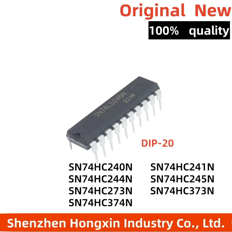 

5-10 pieces SN74HC240N HC241/HC244/HC245/HC273/HC373/HC374 N direct insertion DIP-20 logic chip buffer/line driver