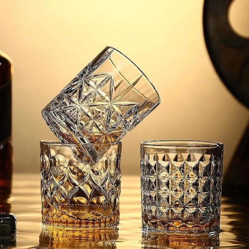 Whisky Glas Transparent Wein Glas Luxus Cocktail Glas Trinkgläser Exquisite Ausländischen Wein Tasse High-End Kalten Getränk Tasse