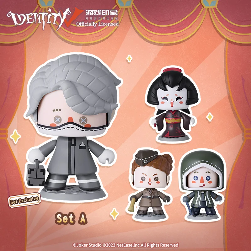 Identity V -  Face Change Figurine Cute Geisha Joker Coordinator Mercenary Gardener PVC Figures idv Cosplay Gift