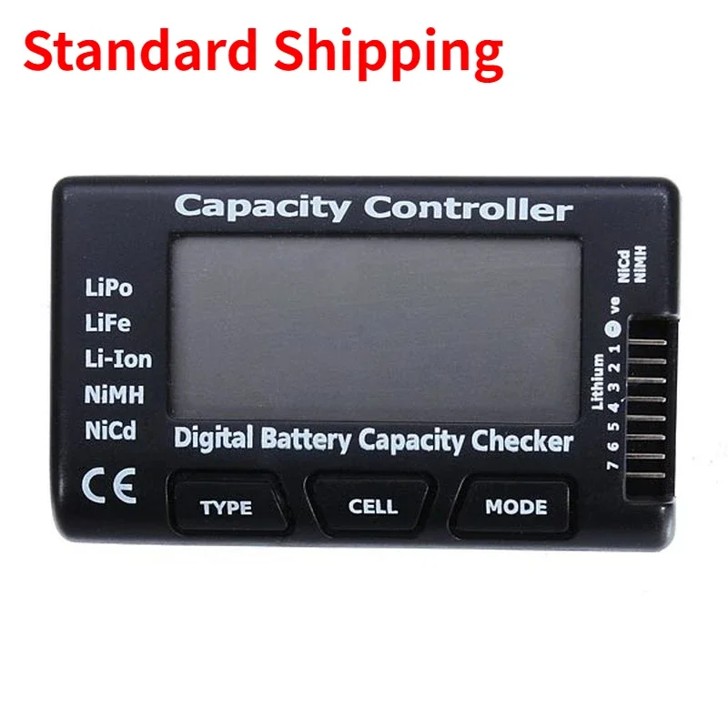 

CellMeter 7 Digital Battery Capacity Checker Meter Tester 2.1" Screen LCD for 2-7S LIPO LiFe Battery RC Drone Vehicle DIY