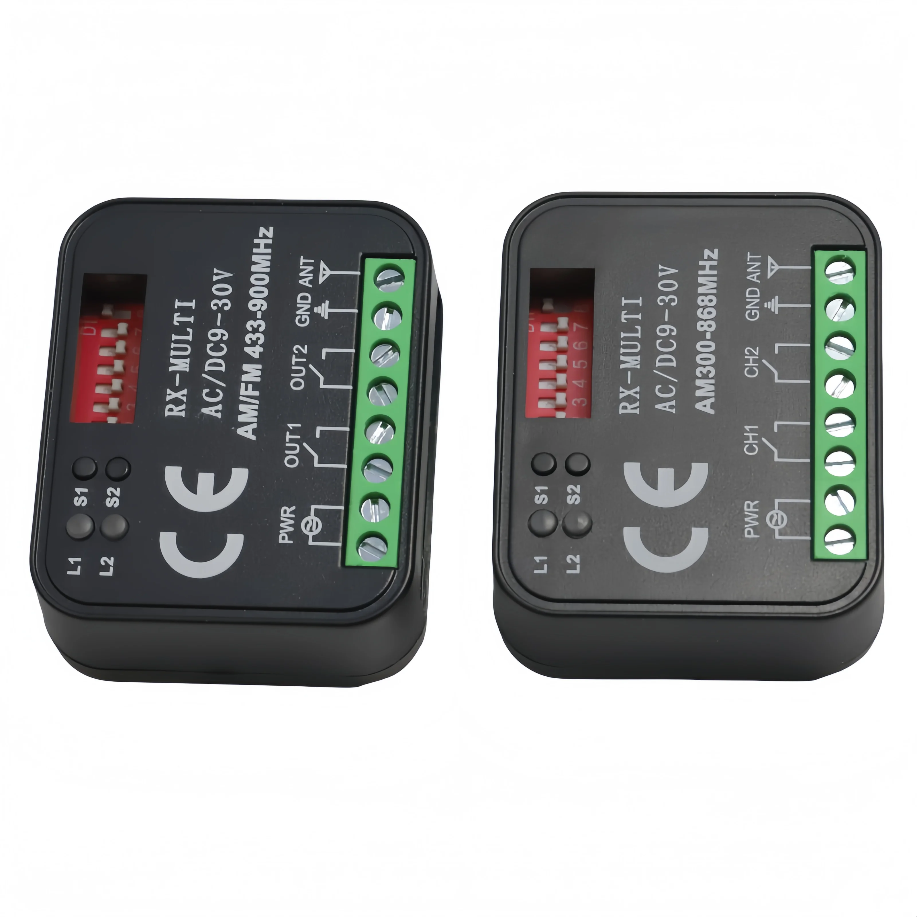 Récepteur universel de télécommande de porte de Garage RX MULTI 300-868MHz AC/DC 9-30V récepteur pour porte de Garage et transmetteur de barrière