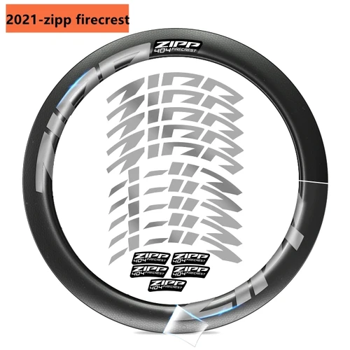 Zipp firecrest-pegatinas para juego de ruedas de bicicleta, calcomanías de ciclismo para llanta de carbono, decoración de 2 ruedas, 202 303 404 808