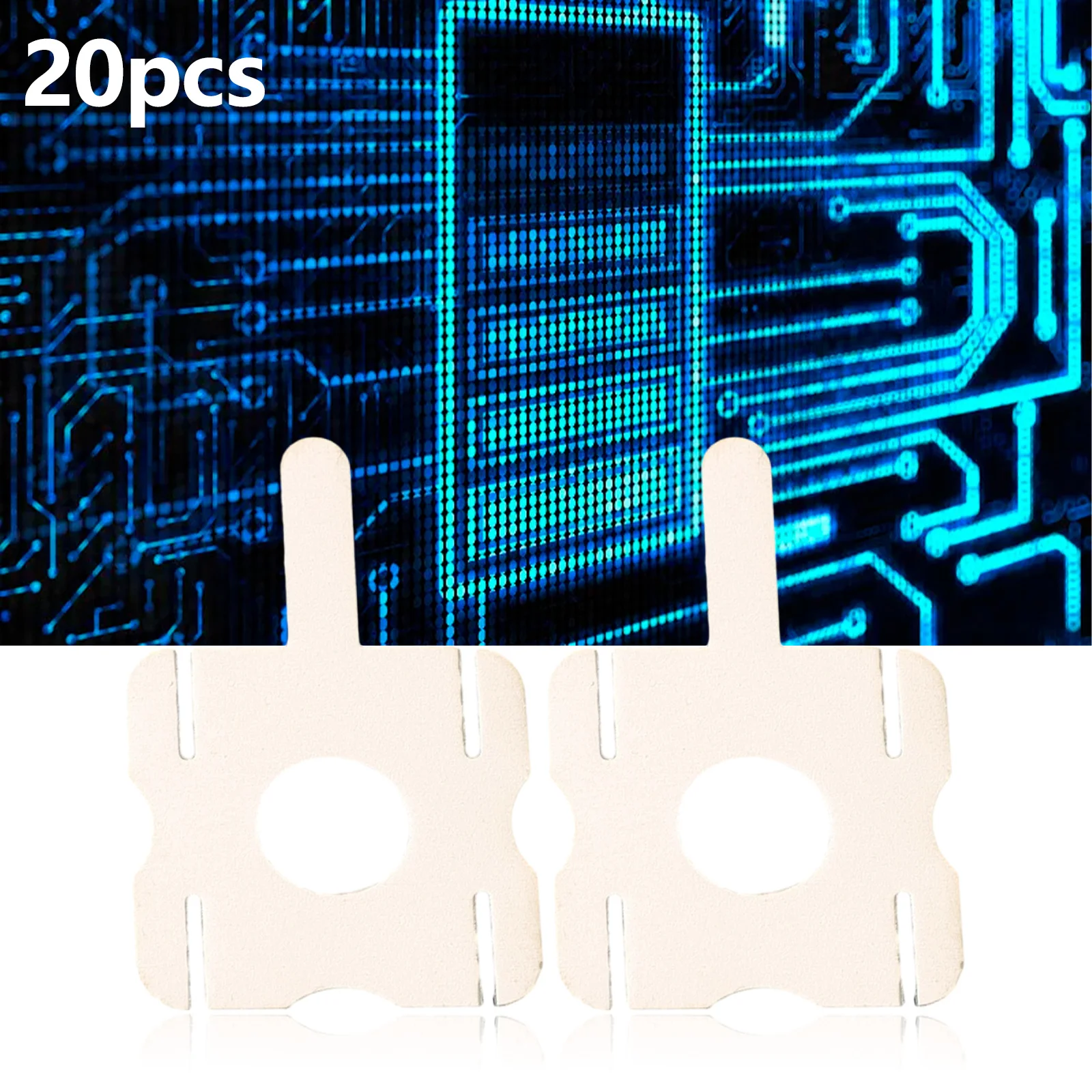 20pcs U-shaped Nickel Sheets 4S Battery Pack Welding Tools Lithium Battery Pack Replace Spot Welding Nickel Sheet