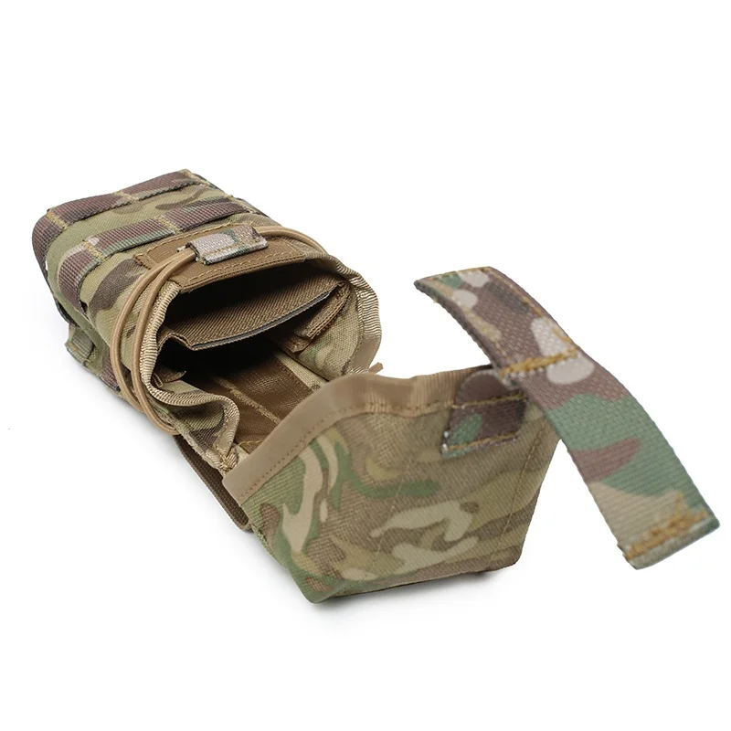 Tactical 556/7.62 Double Mag Pouch MOLLE System Adjustable Elastic Drainage Hole Lightweight