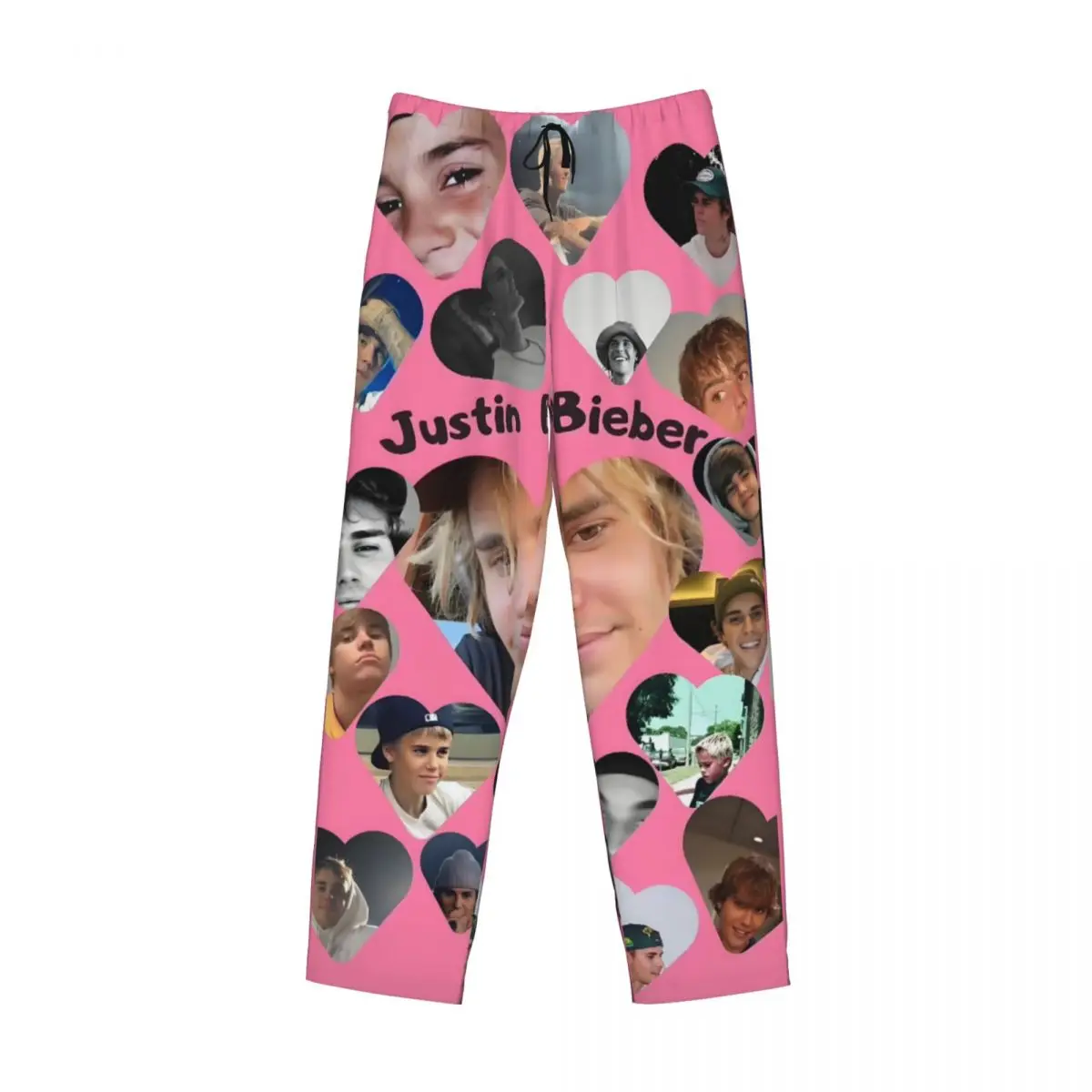 مخصص طباعة الرجال شعبية المغني جاستن بيبر JBiebs بنطلون بيجاما ملابس خاصة صالة النوم قيعان مع جيوب