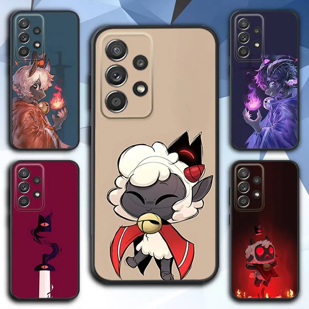 

C-Cult Game of The Lamb Phone Case For Samsung S 25,24,23,22,30,21,10,9,Ultra,Plus,Lite,FE,4,5 G Soft Black Case