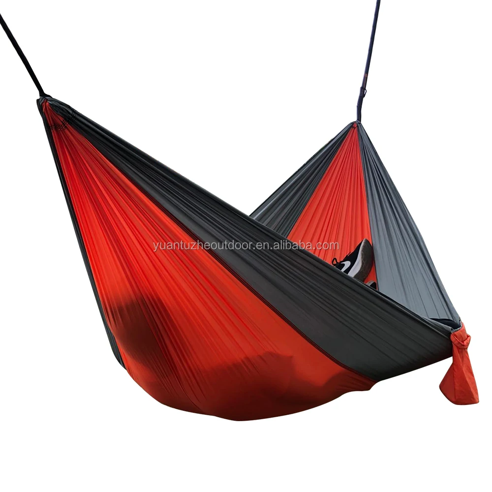 

Lightweight Nylon Hammock Camping Hammock Soft Parachute Nylon Outdoor Single and Double Hammock with Rope or Tree Straps