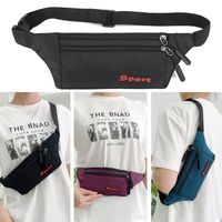 Durable Large-capacity Men Waist Bag Waterproof Multi-functional Chest Bag Oxford Cloth Anti-theft Belt Travel