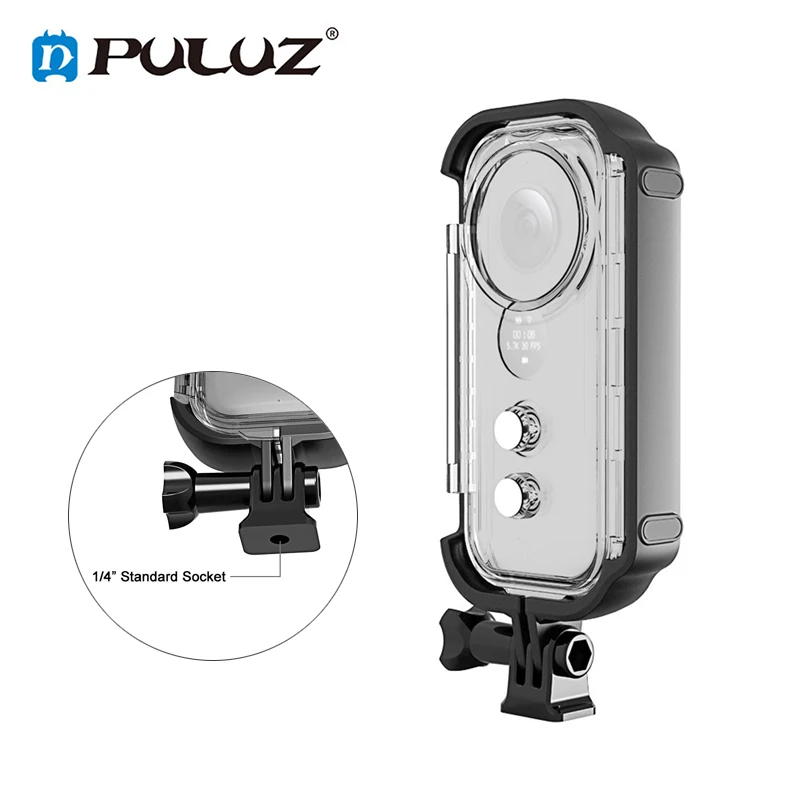 

PULUZ 30m Waterproof Housing Case Sealed Diving Shells Protective Case Suitable for Insta360 ONE X Panoramic Action Cameras