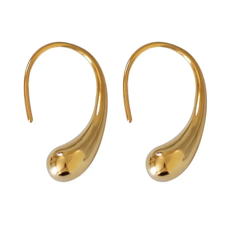 Delysia King   Earrings European and American earrings fashion creative water drop ear hooks