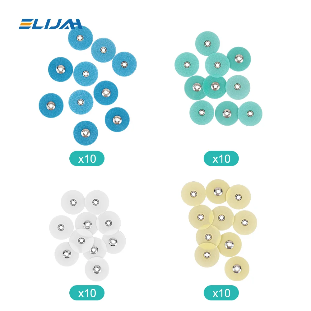 40/80 Pcs Dental Polishing Discs Gross Reduction Contouring Mandrel Stripes Set Materials Teeth Whitening