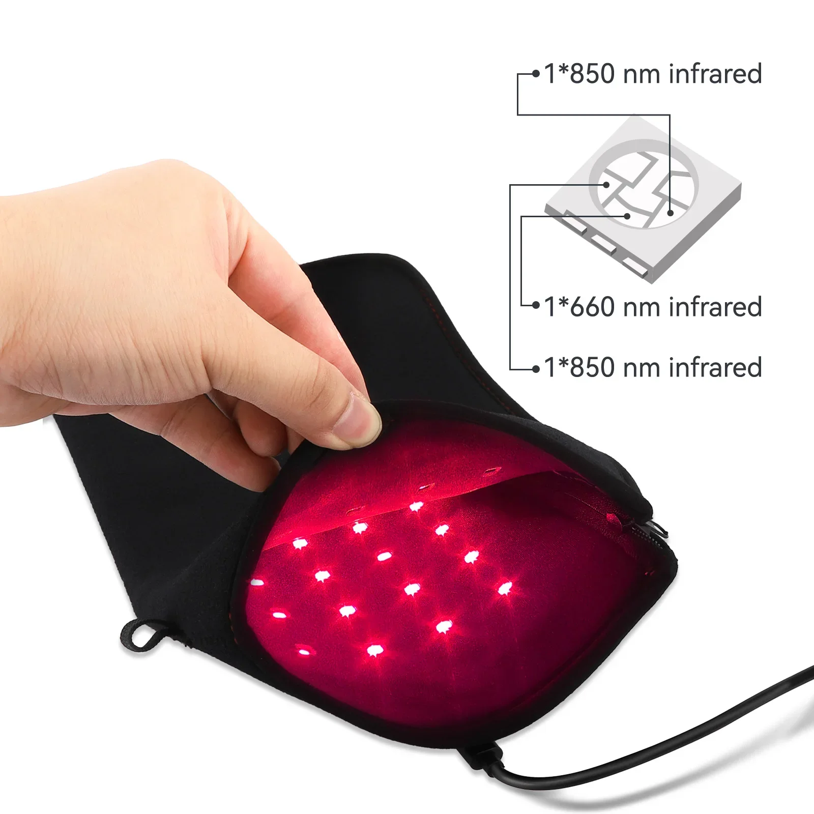 

For Fingers Wrist Red Light Therapy Glove Device