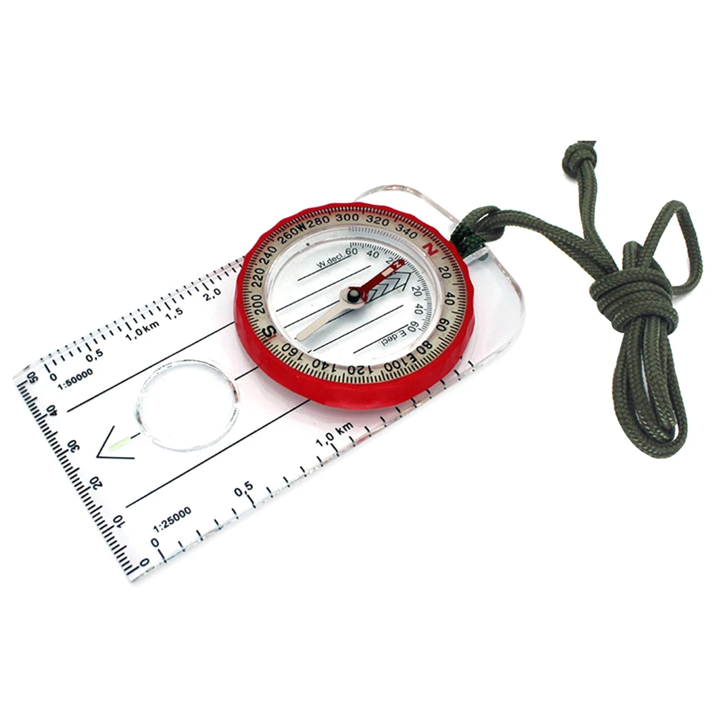 Luminous Adventure Warehouse Compass High Accuracy Waterproof Compass Travel Tools Multifunctional for Climbing Biking Exploring