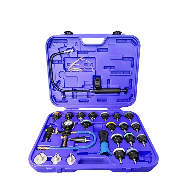 

Pressure Tester Kit and Radiator Cap Tester Adapter Set Coolant Pressure Tester Kit