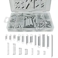 Resortes de compresión y tensión de acero inoxidable de 200 piezas: 20 tamaños surtidos para reparaciones de bricolaje/proyectos mecánicos/manualidades