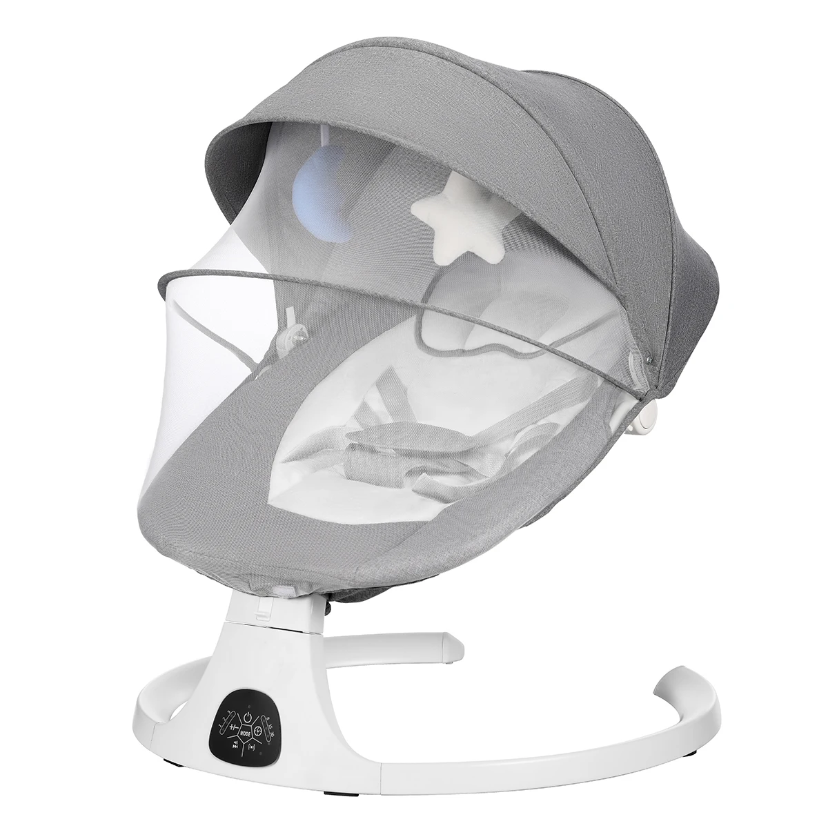 Baby Swing Bouncer - Sedia a dondolo pieghevole per neonati,