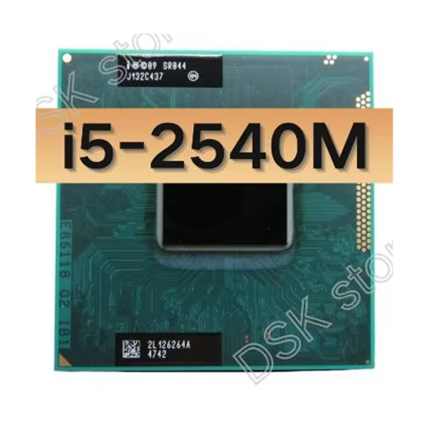 Core i5-2540M i5 2540M SR044 CPU Laptop Processor Socket G2 / rPGA988B