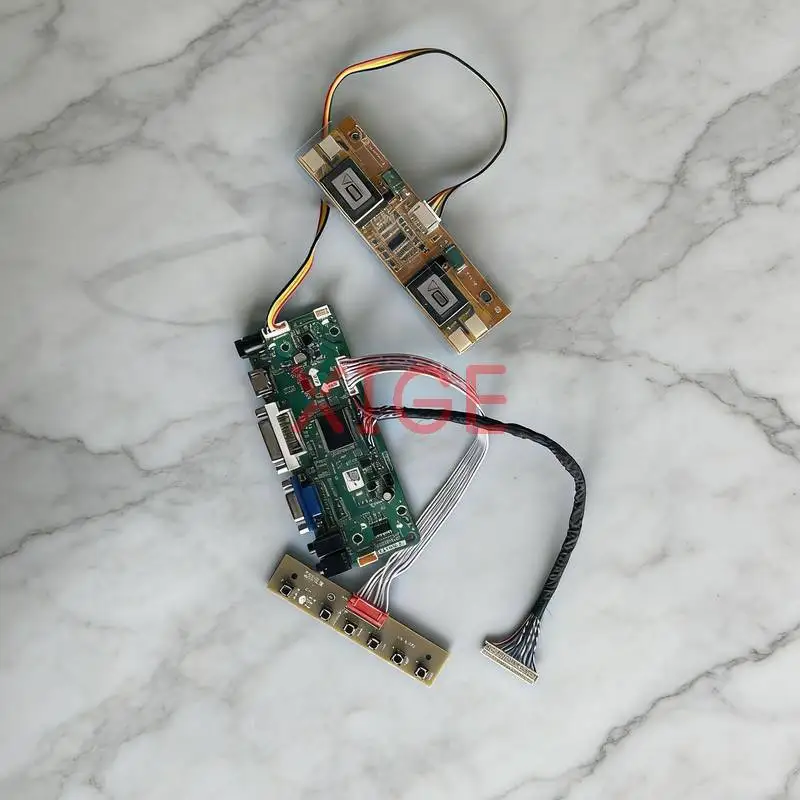 

For HT17E12 HT17EX1 HT17E11 HT17E13 LCD Matrix Controller Drive Board DIY Kit 1280*1024 1280x1024 LVDS-30Pin HDMI+DVI+VGA 4-CCFL