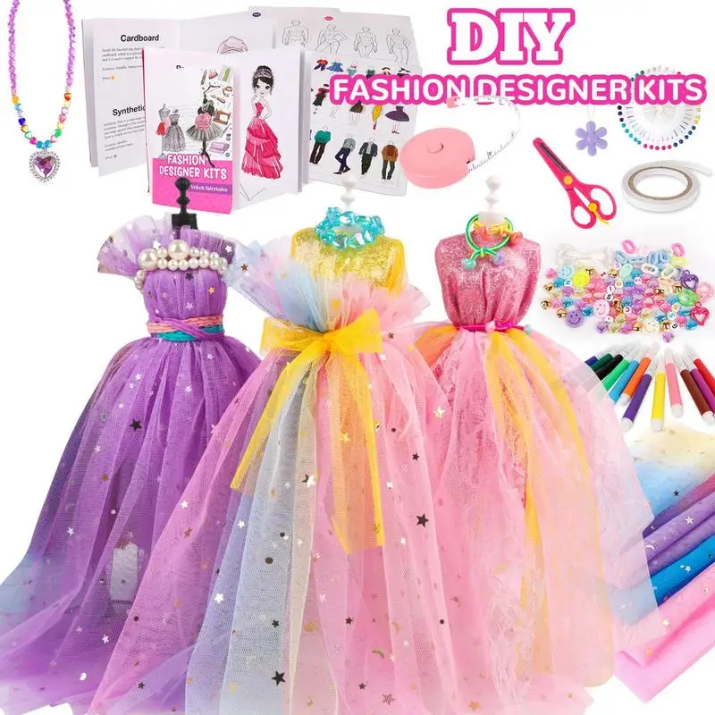 Children's Clothing Design Sewing Set Girls' Enlightenment DIY Handmade Creative Production of 6-12 Year Old Clothing Toys