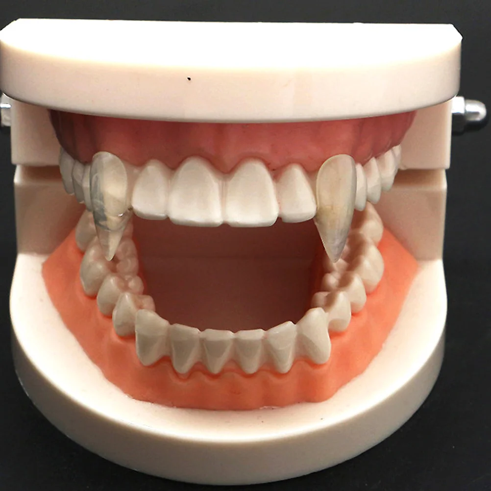 4 пары протезов вампира, искусственные зубы, забавный костюм на Хэллоуин, косплей, клыки для творческого реалистичного зомби