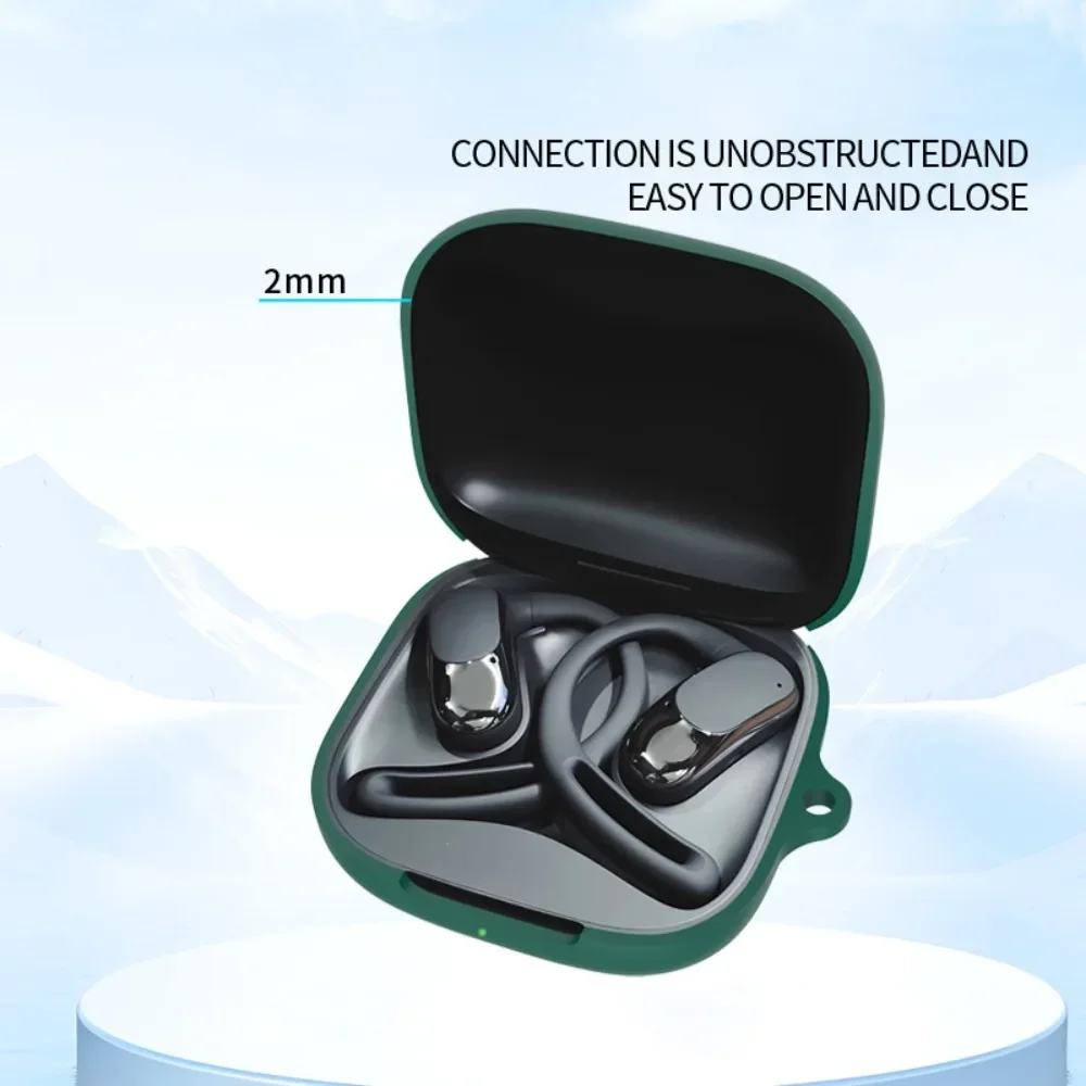 Suitable for SHOKZ OPENFIT AIR headset New Dustproof Silicone Case Washable Anti-fall Buds Cover Soild Color Earbuds Sleeve