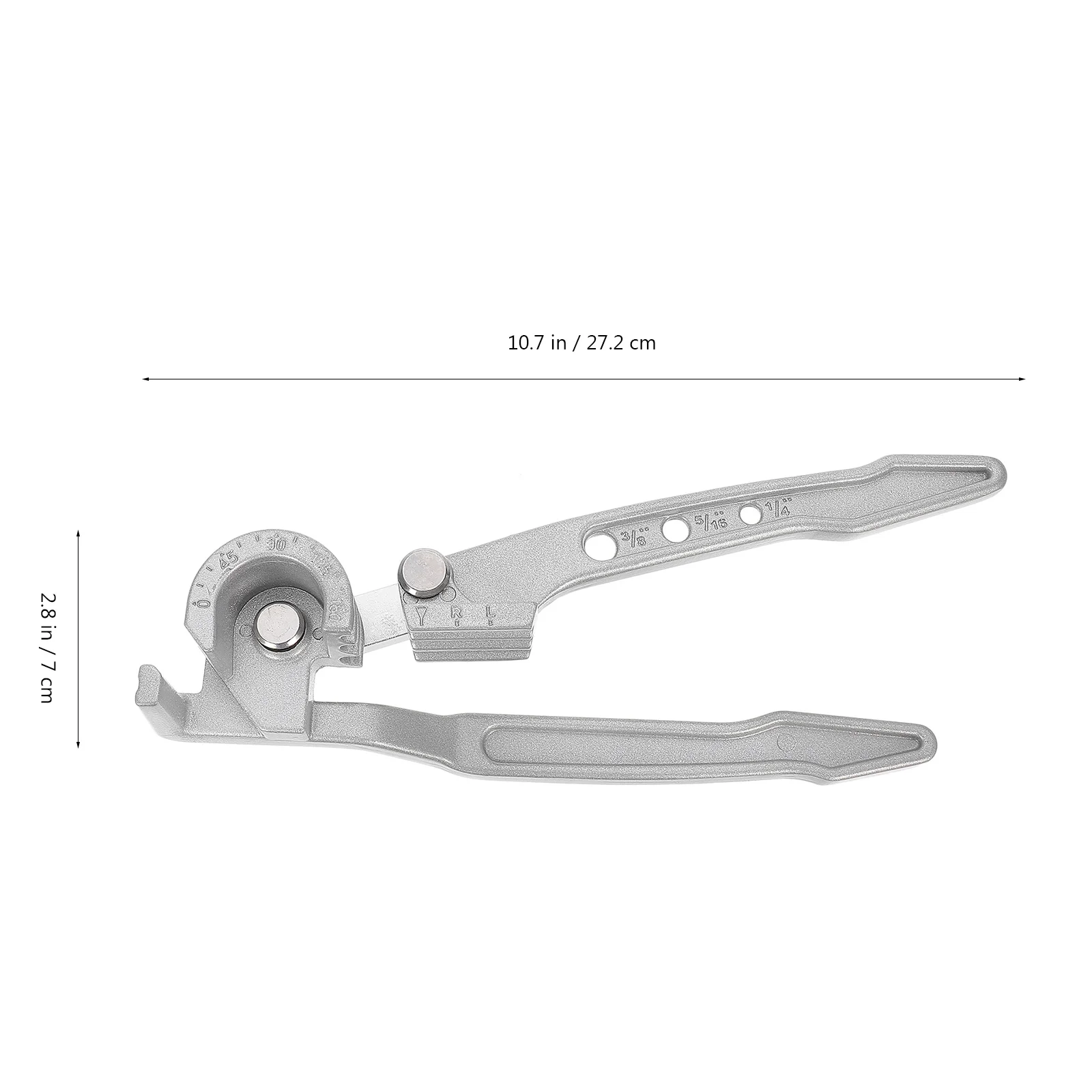

Reliable 3-in-1 180 Degree Manual Tube Bender Aluminum Alloy Tube Bending Tool for Brass Copper Aluminum Steel Tubing Handheld