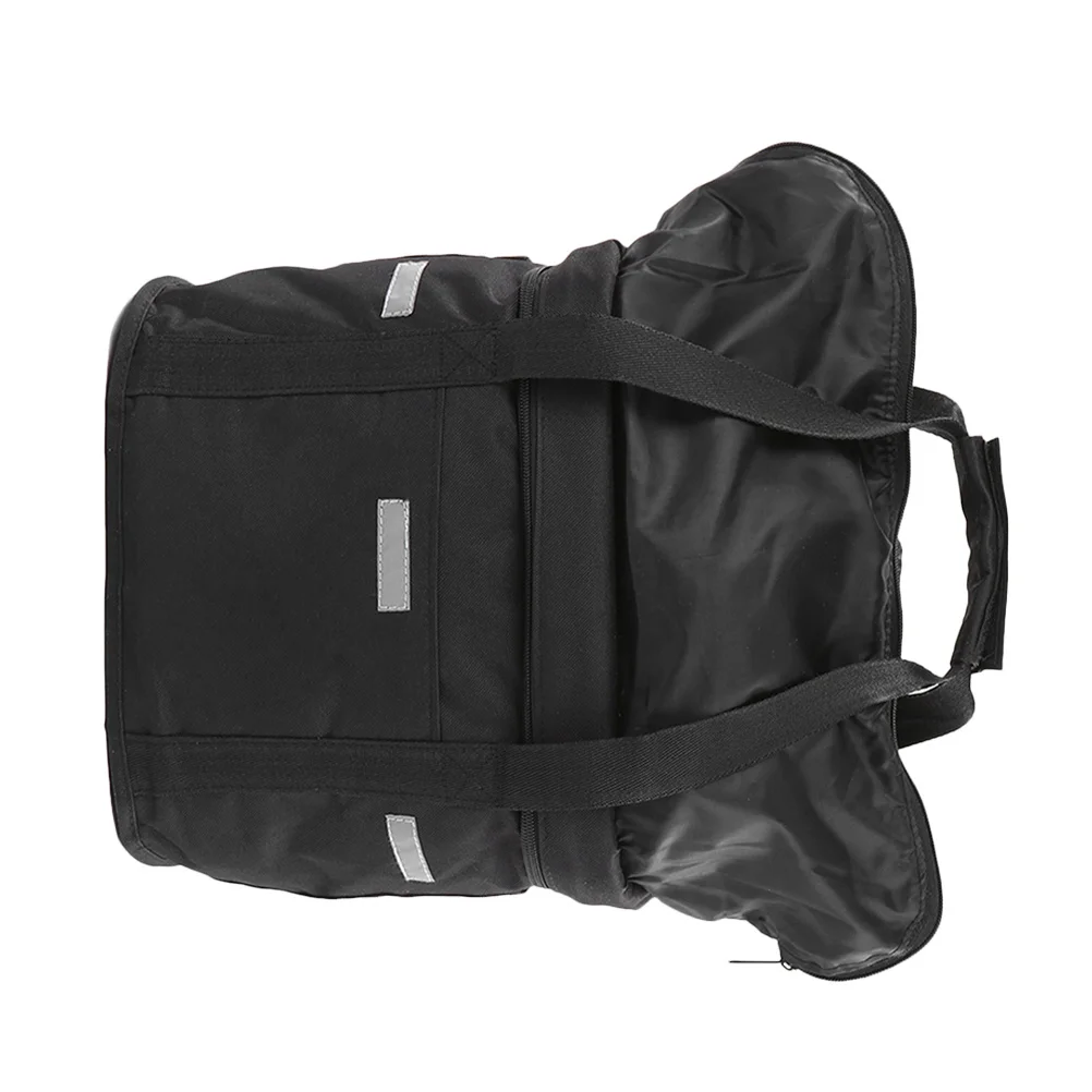 

HONMEET Waterproof Canvas Handlebar Basket for Bike Front Cycling Bag Quick Release Foldable Black Outdoor