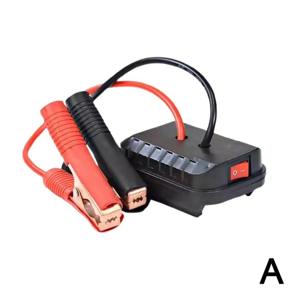 Auto Lithium Batterij Converter Oplader Clip Auto Ontsteker Jump Starter Voor Makita Booster Kabel Adapter Noodstroom DIY Gereedschap