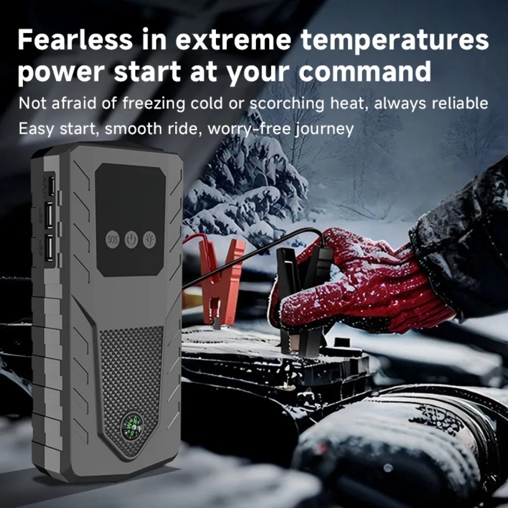 Car Battery Jump Starter Portable 3000A(9.0L Gas&8.0L Diesel)12V Lithium Jump Box Booster Power Pack LED Lights QC3.0(HZ-Y2)