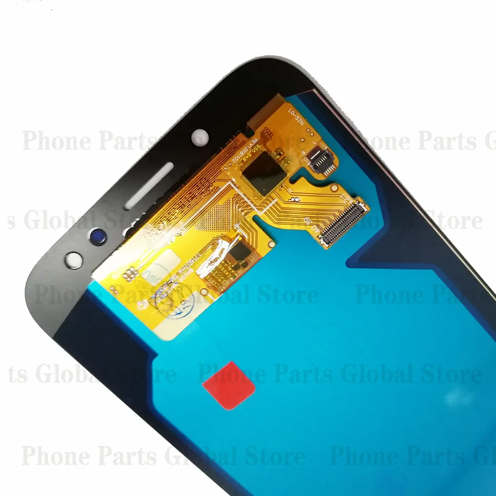 Super Amoled LCD do Samsung Galaxy J7 Pro 2017 J730 J730F wyświetlacz LCD Panel dotykowy ekran Digitizer wymiana czujnika