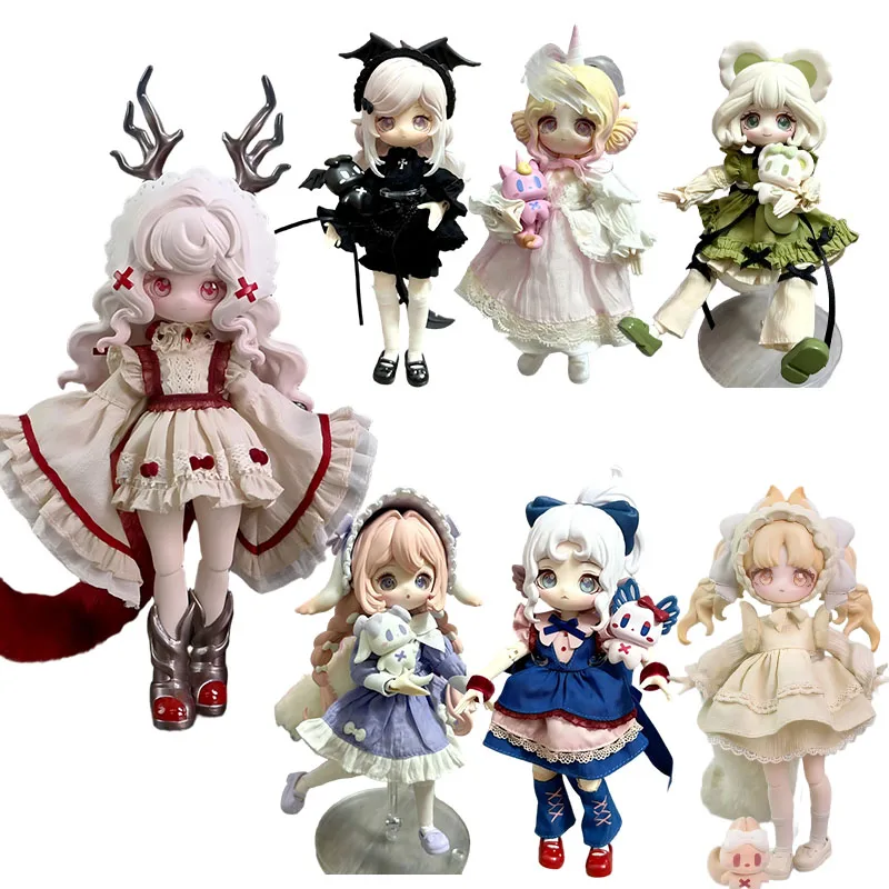 

Подлинная слепая коробка серии Lululing Story, 12-точечная подвижная загадочная коробка bjd, кукла, игровая фигурка, подарок-сюрприз