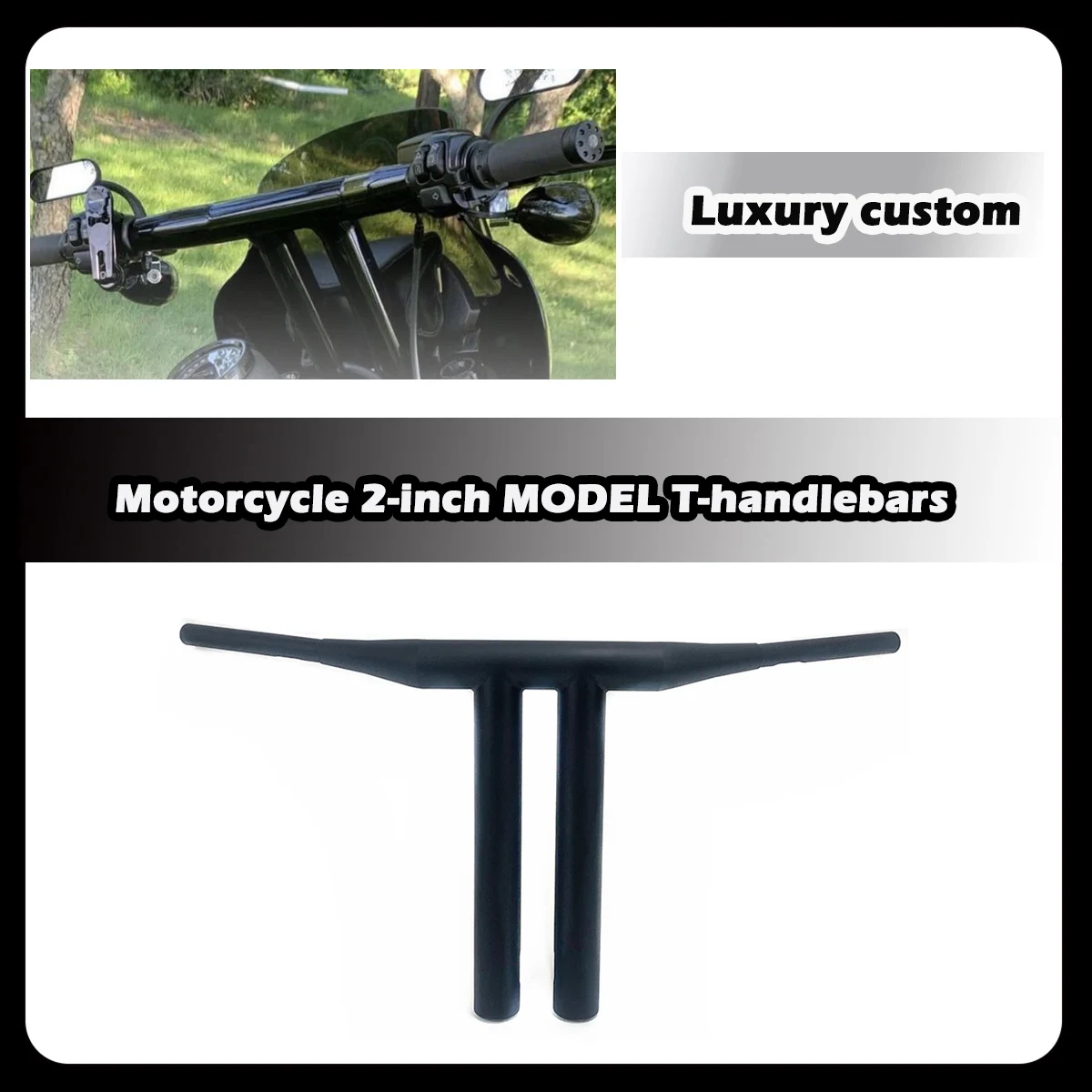 

ZDQ Custom Мотоцикл Мотоцикл 2-дюймовая МОДЕЛЬ Т-образный руль для Harley Dyna Low Rider S Night Rod Muscle Fat boy Fat bob