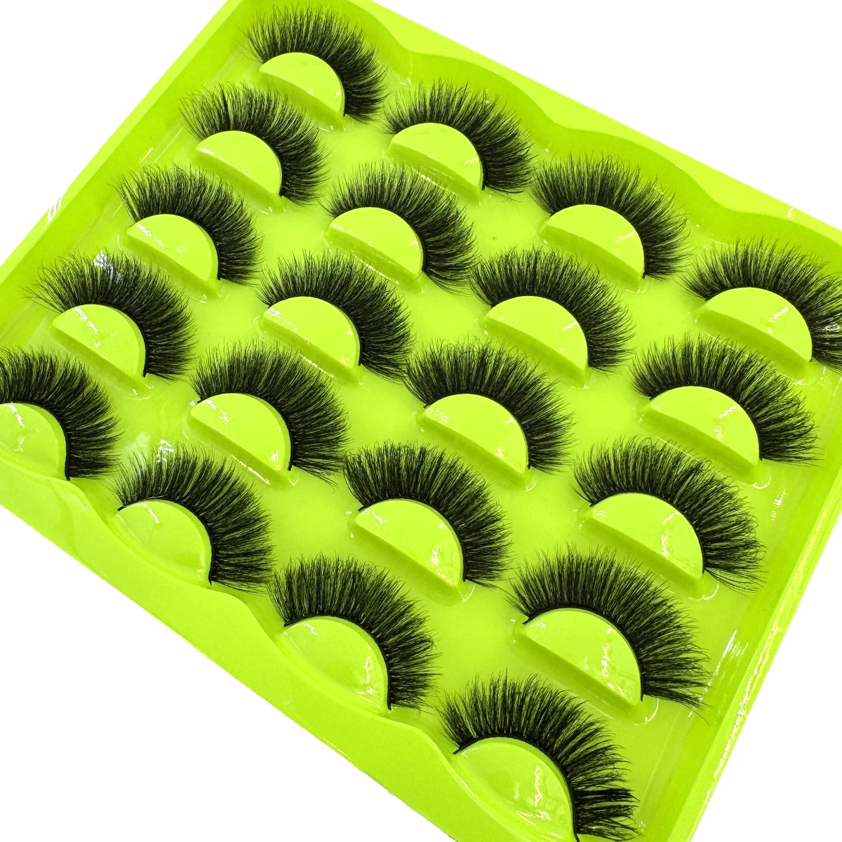 10 Pairs 3D Faux Mink Wispy False Eyelashes