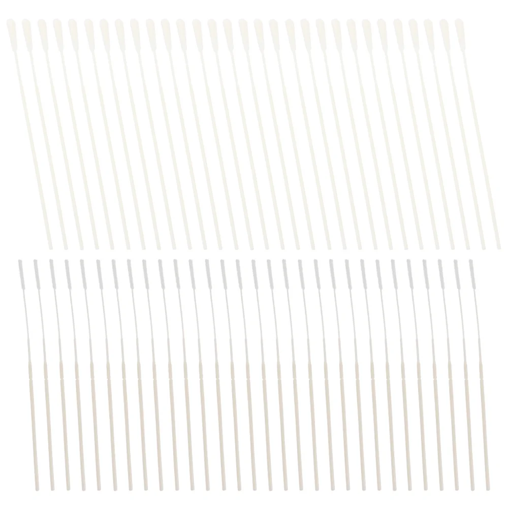 

60Pcs Nasal Swabs Pharynx Swabs Flocking Disposable Sterile Sampling for Hospitals Laboratories Portable Throat Collection Kit