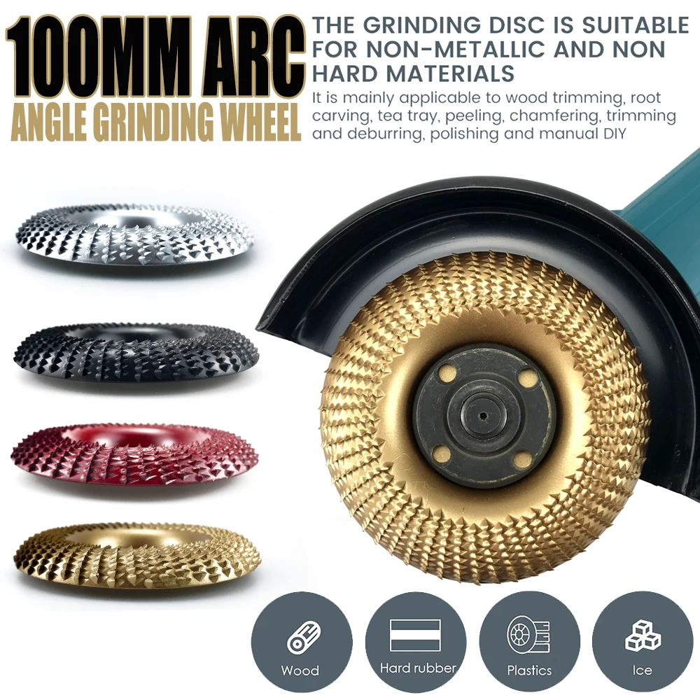 Mola angolare per la lavorazione del legno levigatura del legno disco per smerigliatrice angolare per rimozione rapida modellatura 16mm 22mm