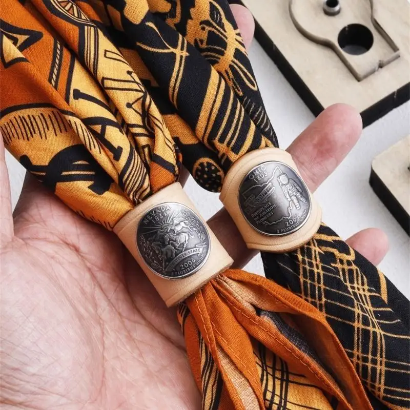 

F19F Reusable Blade Scarf rings Cutter Scarf Buckle Die for Leather & Fabric Projects